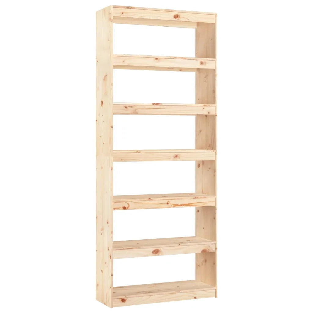 Libreria/Divisorio 80x30x199,5 cm in Legno Massello di Pino 808203
