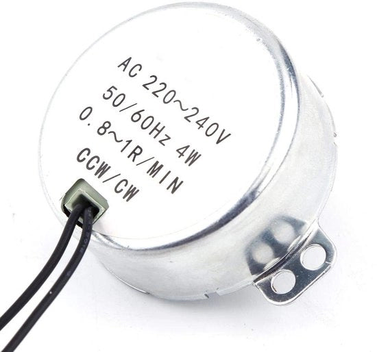 Motore Sincrono - Motore per Dischi da Gioco - Efficace e Silenzioso - 4W - 220-240V - Ideale per Diverse Applicazioni - Modello Compattibile