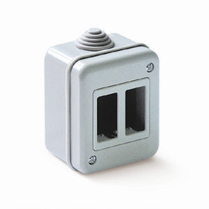 cassetta da parete x interna tondo 2 posti ip40 cod:ferx.84006