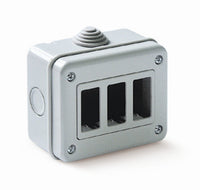 cassetta da parete x interna tondo 3 posti ip40 cod:ferx.84007