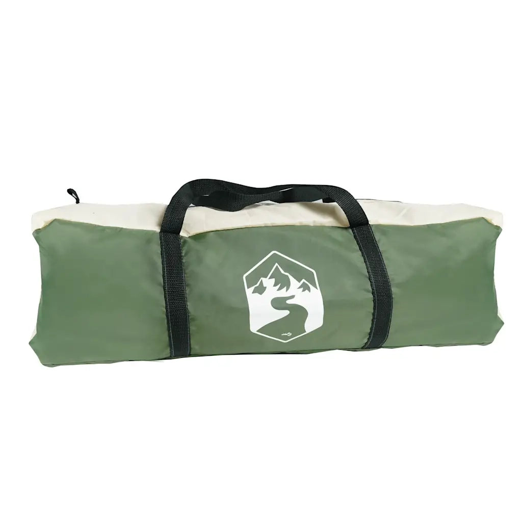 Tenda da Campeggio a Cupola per 4 Persone Verde Impermeabile