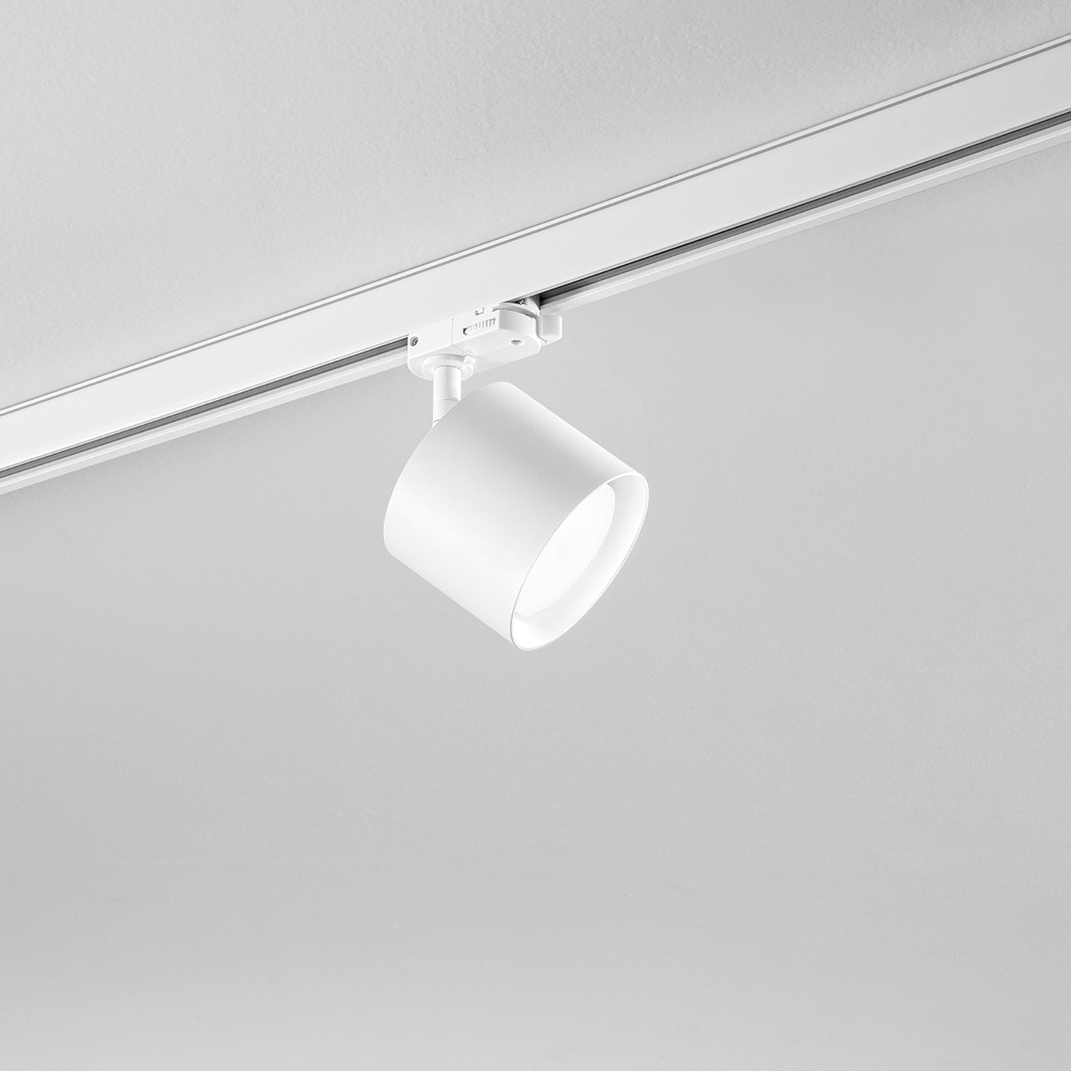 Faretto Moderno Binario Metallo Bianco 1 Luce Gx53 Ip20