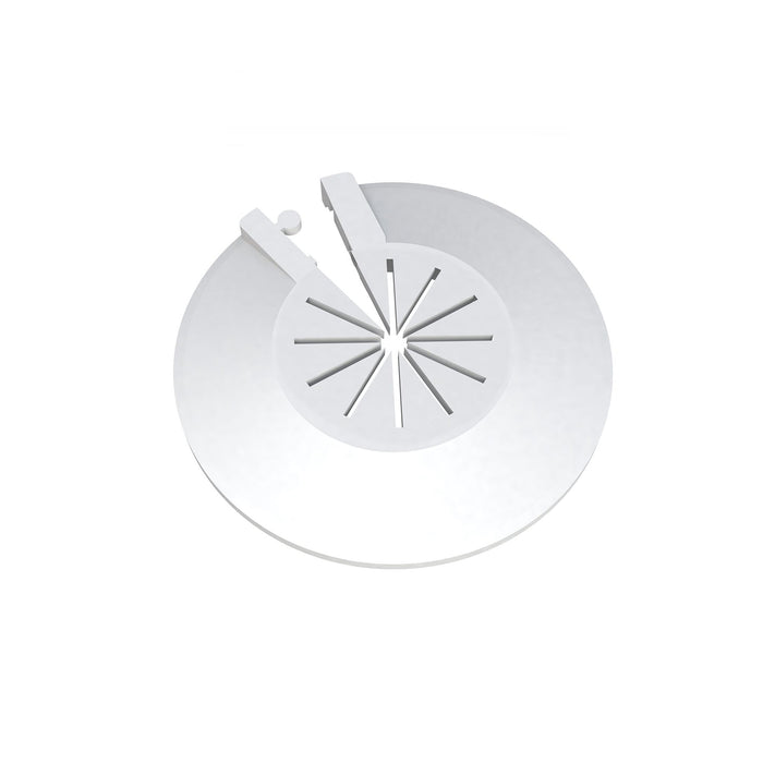 Rosette per termosifone radiatori in alluminio termoarredi 10 pz bianco 8/22 mm