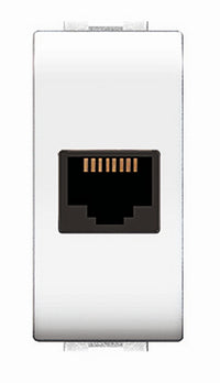 life art. 4084wh presa telefono rj11 plug 6/4a bianca cod:ferx.84018