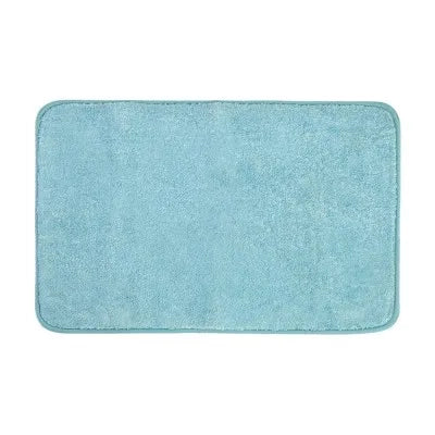 Tappeto antiscivolo bagno 45x75 cm verde acqua in poliestere
