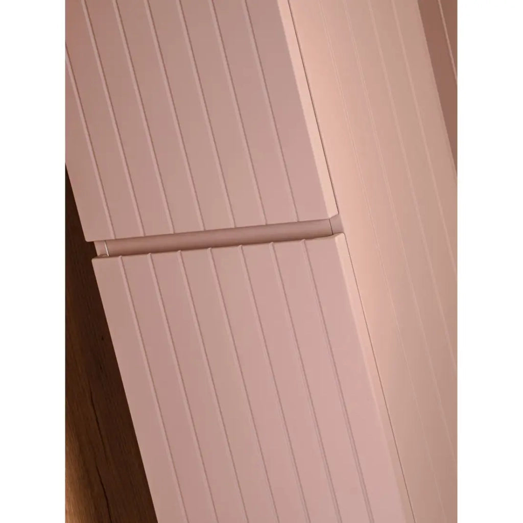 Colonna da bagno ICON 160 cm – 2 porte – Finitura rosa cipria – Mobile sospeso moderno