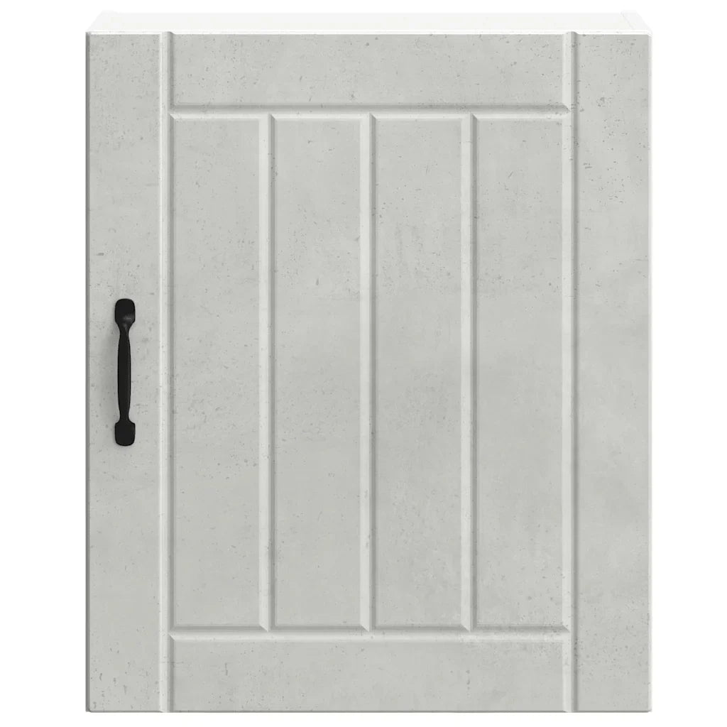Pensile da cucina di design pratico e salvaspazio 50 x 31 x 60 cm in legno composito grigio cemento 02_0050156