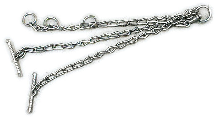 legame per bovini 3 capi uguali  ï filo mm. 6,5 - n¦ 24 cod:ferx.vit10623