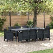 Set da Pranzo per Giardino 11 pcs Antracite Polipropilene 3378593