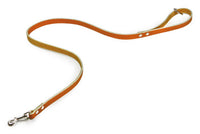 guinzaglio in cuoio di bufalo cm. 110x1,5 col. arancione cod:ferx.vit30864