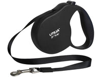guinzaglio retrattile a nastro small mt. 4 per cani fino a kg. 11 col. nero cod:ferx.vit50237