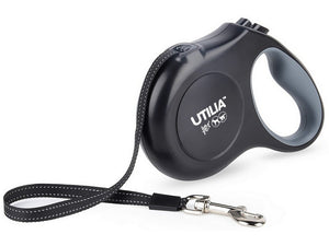 guinzaglio retrattile a nastro large mt. 5 per cani fino a kg. 50 col. nero cod:ferx.vit50239