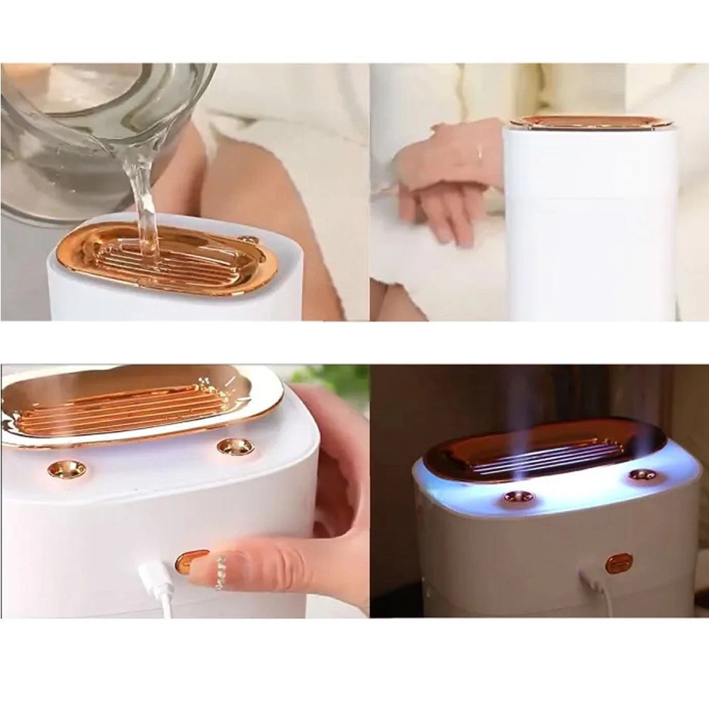 Trade Shop - Diffusore Per Ambiente Aromaterapia Di Oli Essenzili Profumatore Nano Spray Led -