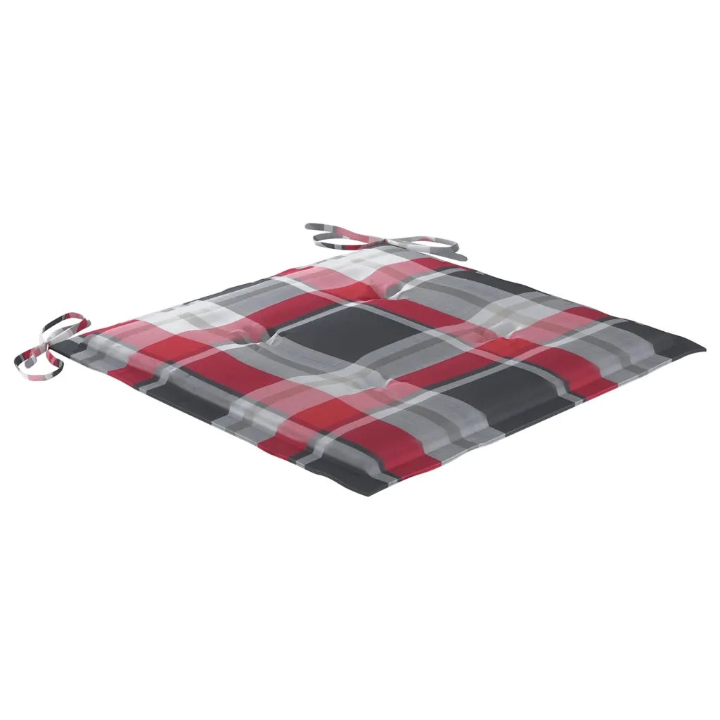 Sedie da Giardino con Cuscini 4 pz in Legno Massello di Teak cod mxl 8660