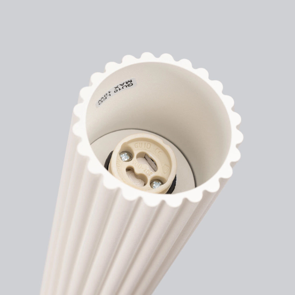 Spot soffitto GRAVIO Pure Lume beige tubo 20cm GU10