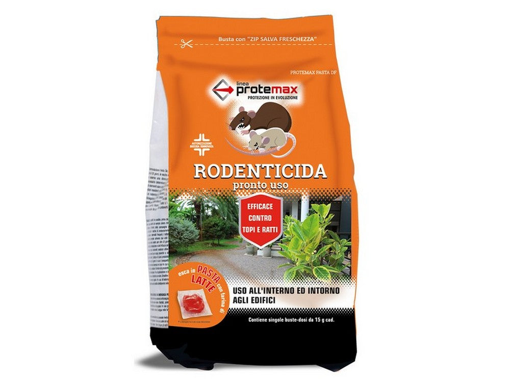 esca topicida in pasta rossa 1 busta kg. 1,53 (buste dosi da gr. 15) cod:ferx.vit46145