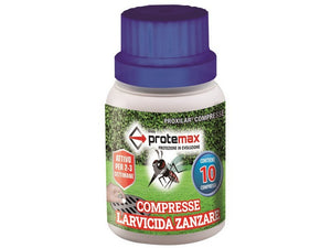 insetticida compresse larve e zanzare barattolo 10 compresse cod:ferx.vit54012