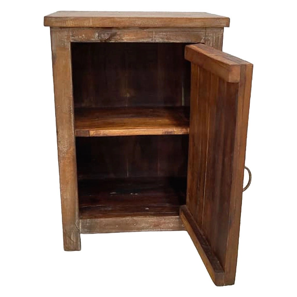 Comodino in legno fatto a mano50x36x71h cm
