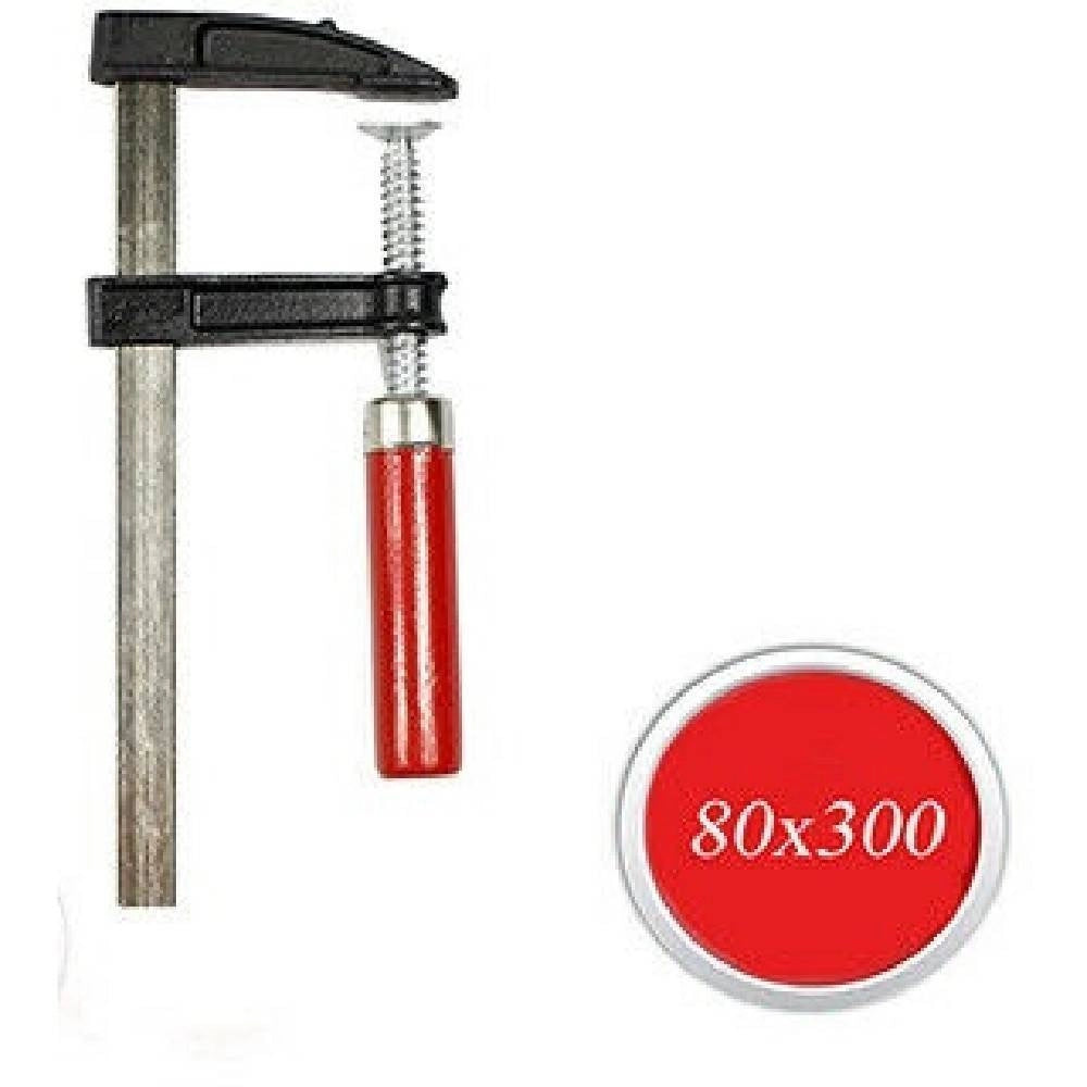 Trade Shop - Morsetto A Vite Da Falagname Per Bricolage Morsa Morsetta Di Serraggio 80x300mm -