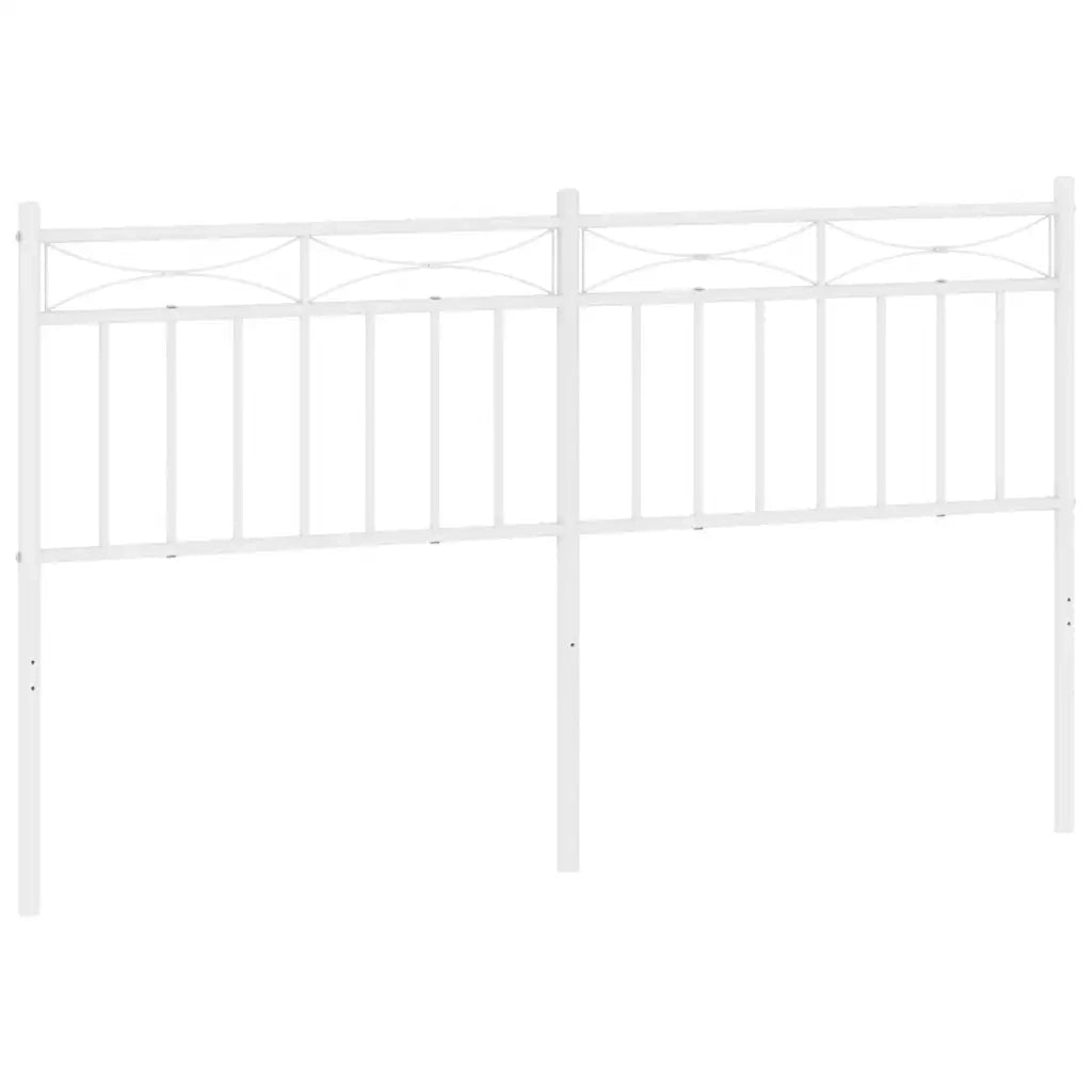 Testiera di Ricambio in Metallo Bianco 150 cm 373774