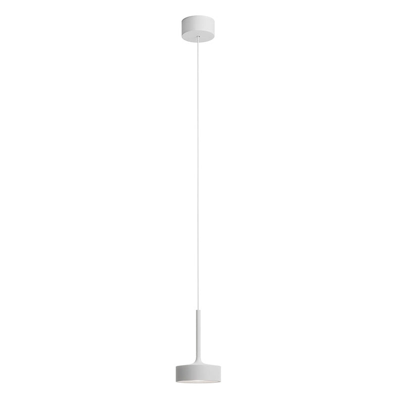 Hole Sospensione LED 13W 38° 3000K CRI90 in Alluminio Bianco/Bianco, Lampada a sospensione professionale per interni - Rossini Group