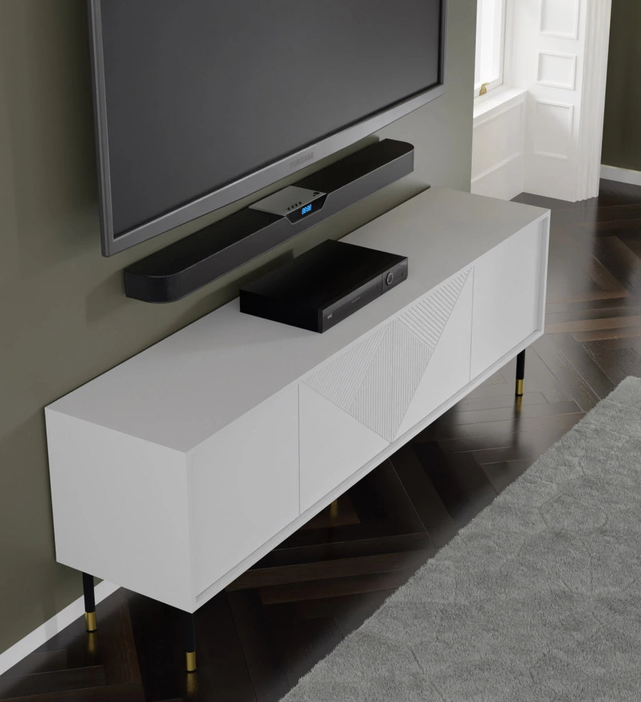 MOBILE TV WOODY 4D 180 BIANCO OPACO