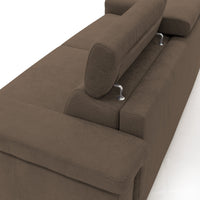 Giunone Divano letto mat. H18 200 cm (mat. 120x197 cm) marrone