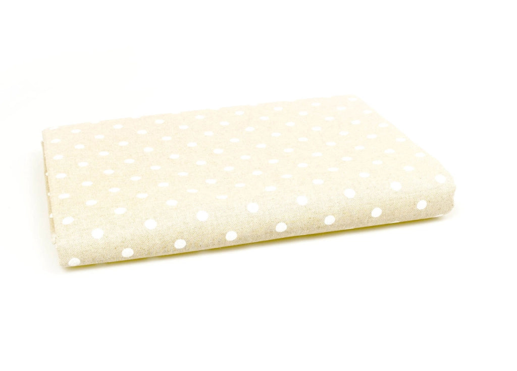 Telo Arredo Granfoulard Copritutto Cotone Made Italy Vari Disegni Arredatutto Copriletto Multiuso - 1 Piazza - Pois Bianco
