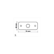 SUPPORTO PIANO PERNO QUADRO NORTON AUTOMAZIONE AUTOMATISMI ORIGINALE GARANZIA
