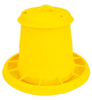 mangiatoia tramoggia per polli con antispreco ï cm. 28x25 h lt. 5,25 (kg. 3,5) cod:ferx.vit30717