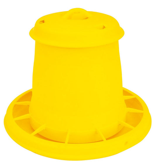 mangiatoia tramoggia per polli con antispreco ï cm. 28x25 h lt. 5,25 (kg. 3,5) cod:ferx.vit30717