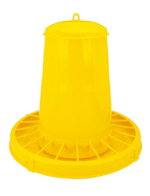 mangiatoia tramoggia per polli con antispreco ï cm. 39x37 h lt. 10,5 (kg. 7) cod:ferx.vit30830