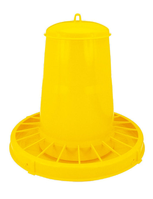 mangiatoia tramoggia per polli con antispreco ï cm. 39x37 h lt. 10,5 (kg. 7) cod:ferx.vit30830