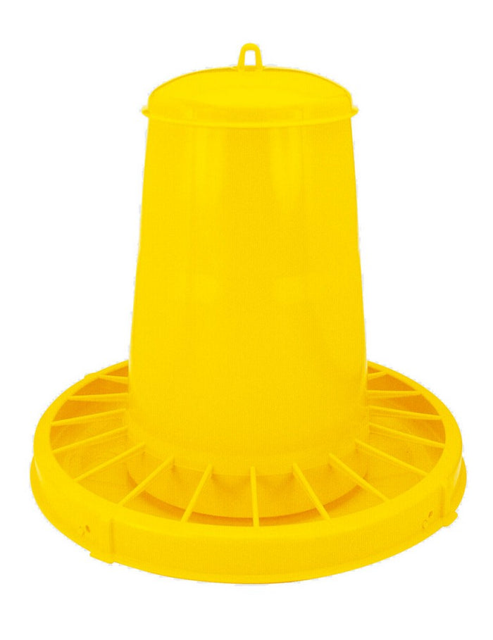 mangiatoia tramoggia per polli con antispreco ï cm. 39x37 h lt. 10,5 (kg. 7) cod:ferx.vit30830