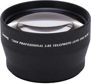 Obiettivo Tele 72 Mm 2x Zoom - Obiettivo di Conversione in Alluminio Leggero - Compatibile con Obiettivo da 72 Mm - Filtro da 82 Mm - Scherma con Precisione - Duraturo e Resistente - Obiettivo per Fotocamera