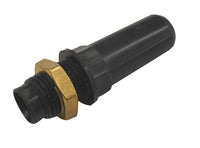 uscita portagomma + dado in ottone (pz. 2) ï mm. 10 cod:ferx.vit31066