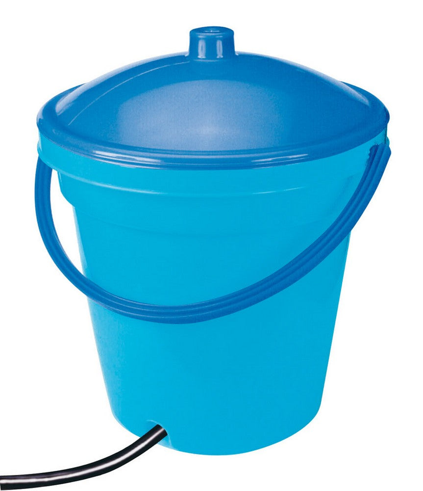 serbatoio in plastica con manico + coperchio ï cm. 37x41 h lt. 18 cod:ferx.vit30735