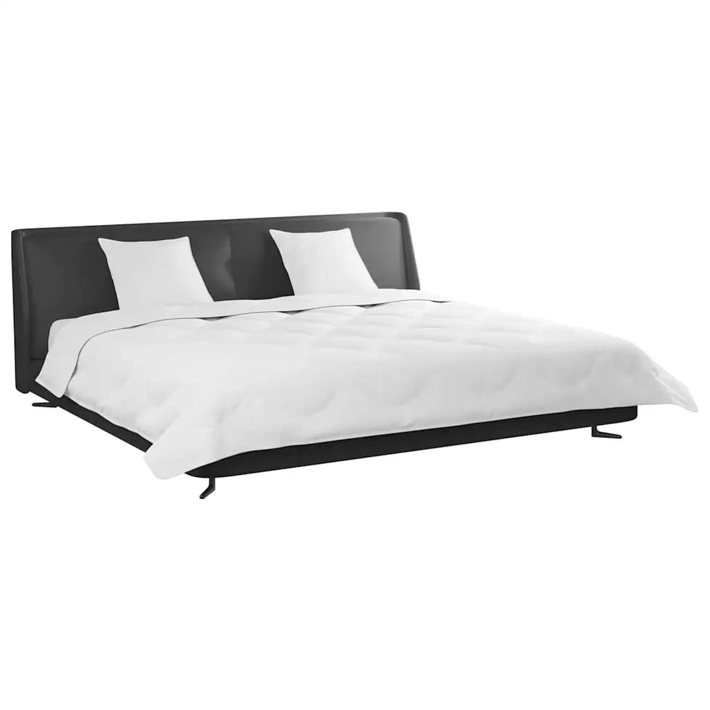 vidaXL Duvet Invernale 3 pcs Bianco 200 x 220 cm Microfibra