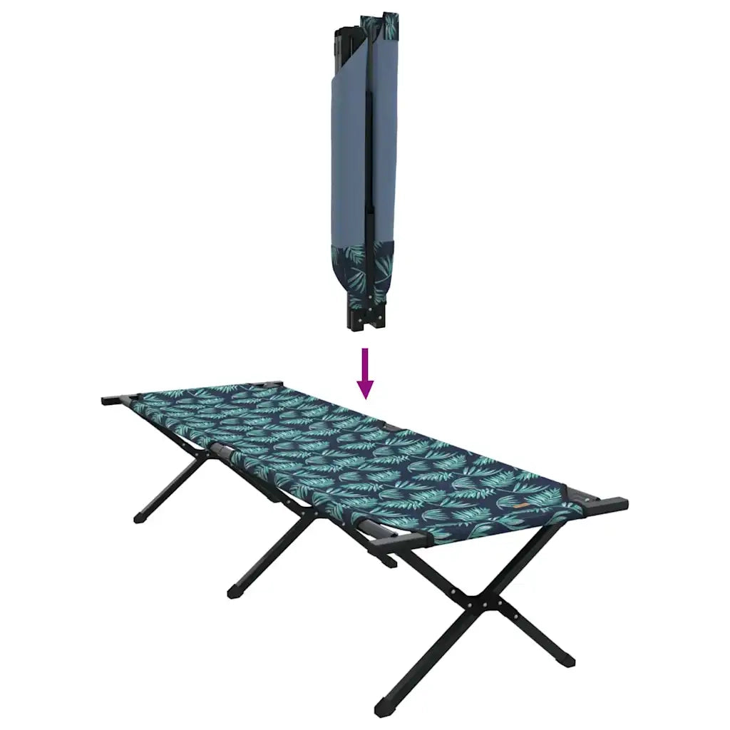 Letto da campeggio pieghevole Foglia Foresta 193 x 69 x 45 cm CFW1365025