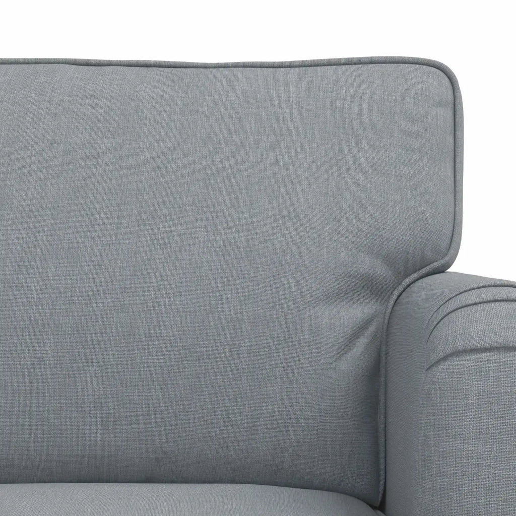 Divano 2 pcs Grigio chiaro 162 x 80 x 85 cm Tessuto