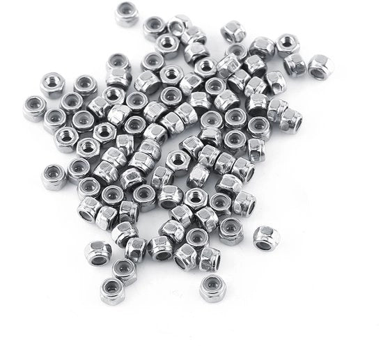 Borgmoeren in acciaio inossidabile a 6 punte - elemento di contatto in nylon - resistente alla corrosione - M2-M12 - fissaggio sicuro - viti di arresto