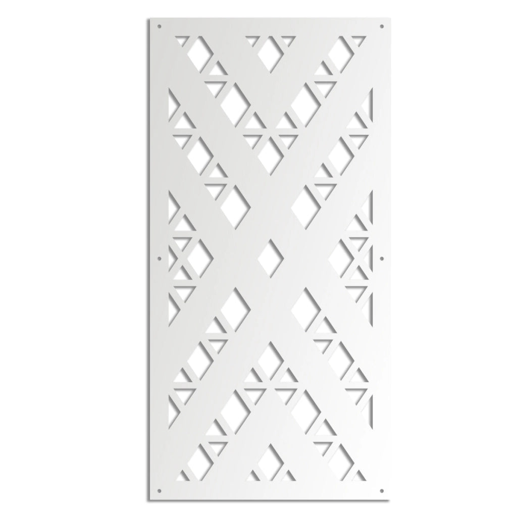 XSPIDER - Pannello in PVC traforato - Parasole Misura: 73x148 cm, Colore: bianco