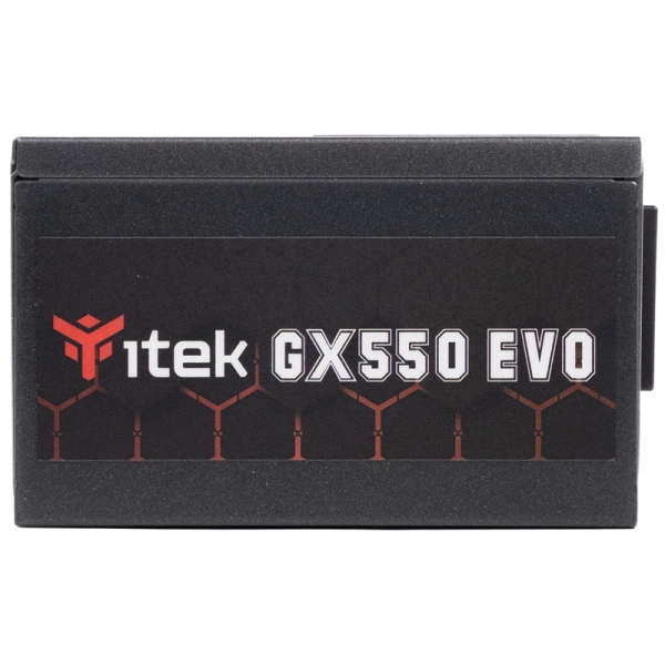 Alimentatore Itek GX550 EVO - 550W - 80Plus Gold - Ventola FDB 92mm - Condensatori Giapponesi - Modulare - ATX