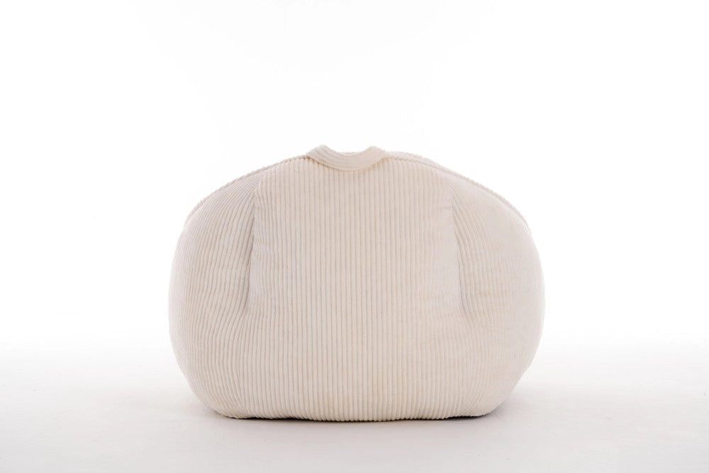 Pouf ¨C Minimal ¨C Beige tessuto per soggiorno camera