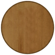 Tappeto del soggiorno | Tappeto Rotondo Marrone 80 cm in Bamb¨´