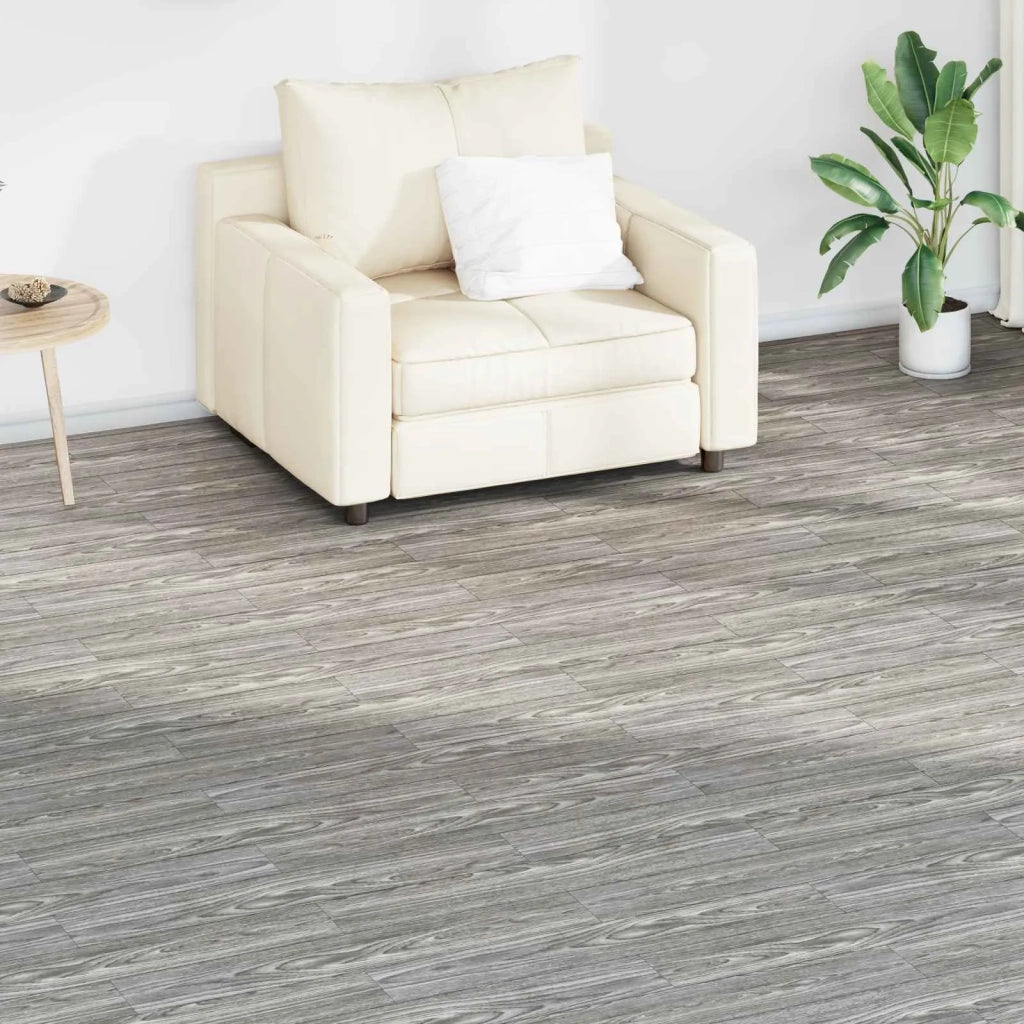 Tavole per Pavimenti 18 pcs Grigio scuro 2,51 m² PVC 42046437