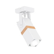Applique Milagro Vidar bianco/legno chiaro GU10 35W