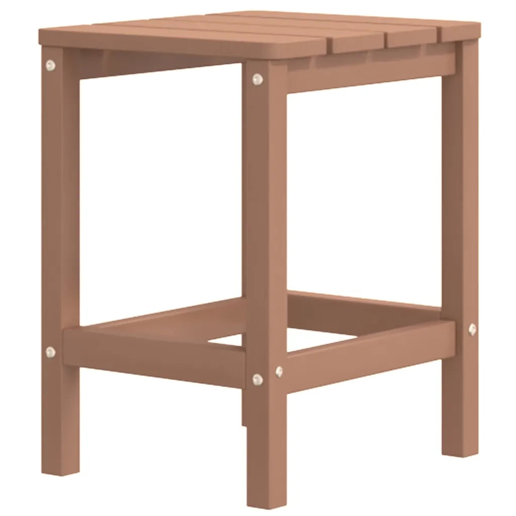 Sedia da Giardino con Tavolo Adirondack in HDPE Marrone cod mxl 6756