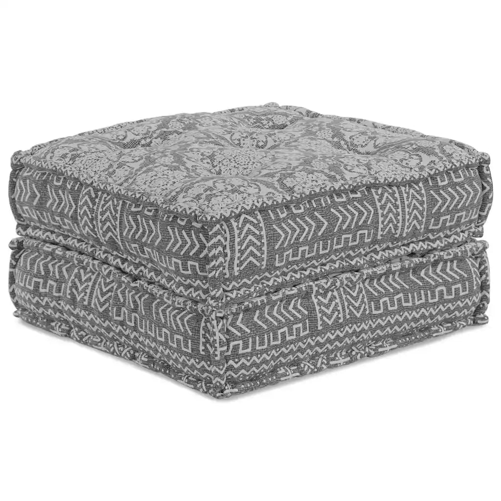 vidaXL Cuscino 2 pcs Grigio chiaro 70 x 70 x 36 cm Poliestere