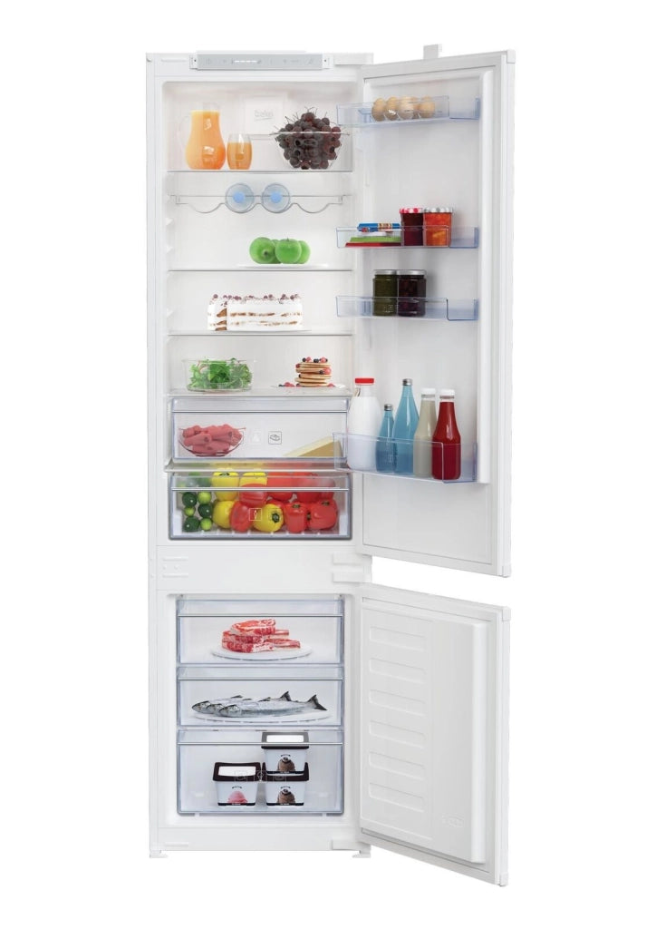 Beko BCSA306E4SFN b300 Frigorifero da Incasso Combinato 298 L 193.5 cm Classe E 37 dB Statico ProSmart Inverter colore Bianco
